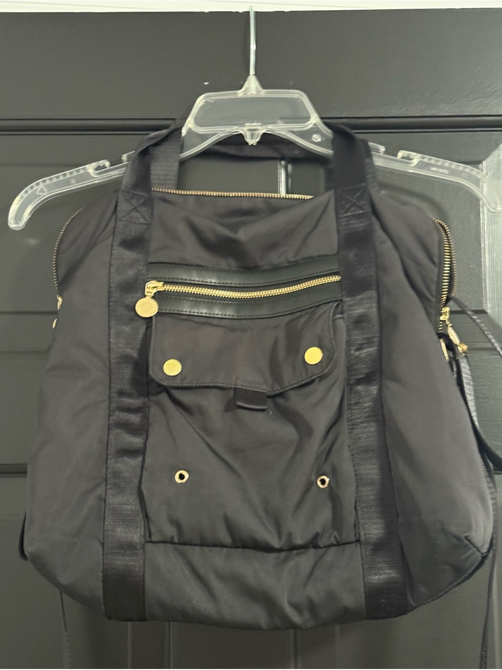 STELLA MCCARTNEY Padded Shell Diaper/Changing Bag in midnight blue 💙